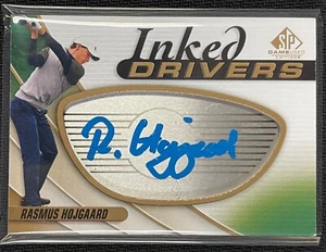 Rasmus Hojgaard 2021 SP Game Used Golf Inked Drivers Blue Ink Autograph - Picture 1 of 2