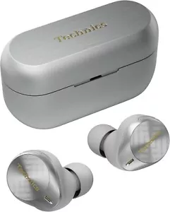Technics Hi-Fi True Wireless Bluetooth Earbuds with Noise Cancelling, Silver - Picture 1 of 10