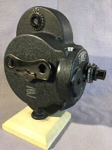 Bell & Howell model 70A 16 mm camera modified to run single and double perf film