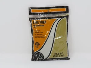 Woodland Scenics 43 Yellow Grass Moss Weeds Fine Turf for Model Train Scenery - Picture 1 of 4