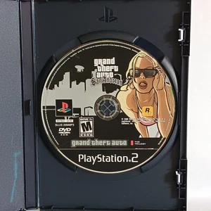 Grand Theft Auto: San Andreas The Trilogy (PlayStation 2, 2004) PS2 Disc Only - Picture 1 of 2