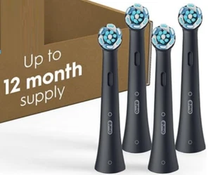 Oral-B Original 4x iO Ultimate Clean Ersatzbürstenköpfe schwarz nur für iO - Bild 1 von 5