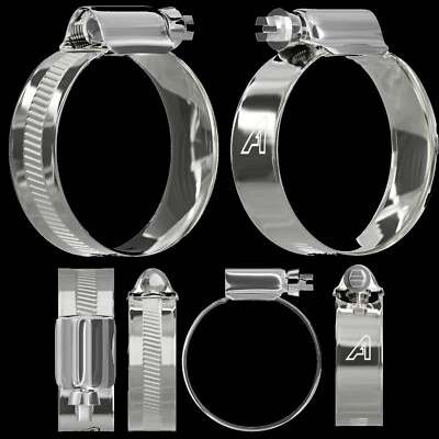 Hose Clamp Worm Drive Jubilee Type Clips Stainless Mild Steel Marine Grade Clip - Image 1 of 4