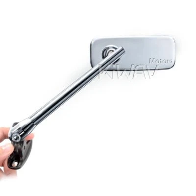 Mirrors chrome Classic Plus black base fits Ducati 899 959 1199 1299 Panigale ε — 第 1/4 张图片