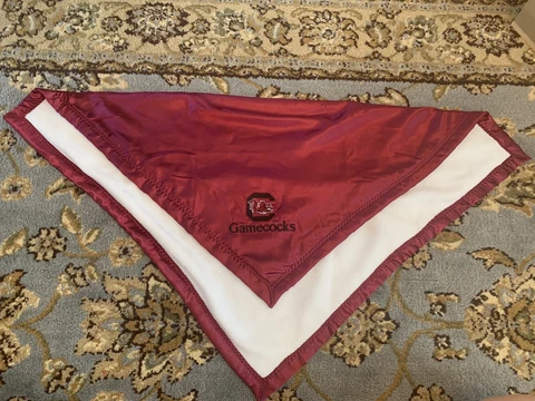 South Carolina Gamecocks Baby Blanket SECURITY Blanket ComfyFeet Cover