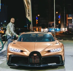 ANDREW TATE BUGATTI TATE BROTHERS - Foto impresa brillante 4x6 - Imagen 1 de 1