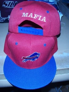 Buffalo Bills "MAFIA" Red and Blue SnapBack Hat - New with Free Shipping! - Picture 1 of 1