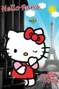 Hello Kitty : Paris - Maxi Poster 61cm x 91.5cm new and sealed - Picture 1 of 1