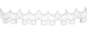 Hyfive Garland from Paper - Pull out in Dove Design - 2m - Picture 1 of 1