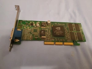 MGeForce2 MX200 32MB VGA TV/Out AGP Card MS-8839 32MB 4x AGP Video Card TESTED - Picture 1 of 6