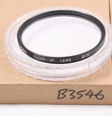 Sigma Close-up Camera Lens Filter 72mm (B3546) - Image 1 of 3