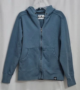 American Giant Hoodie Men's Large Heavy Cotton Full Zip Sweatshirt USA Made Flaw - Picture 1 of 6