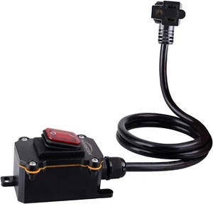 Heavy Duty Waterproof Extension Cord with On/Off Switch,Inline Cord Switch with - Picture 1 of 6