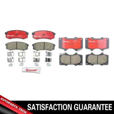 Front & Rear Brembo Ceramic Brake Pads Set Set For 2003-2009 Lexus GX470 - Image 1 of 4