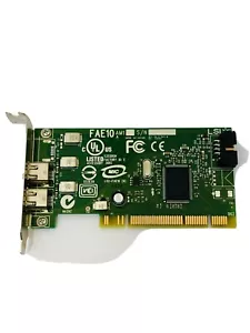 Dell H924H Dual Port IEEE-1394 PCI FireWire Card LS2-FAE10 Am1 free shipping - Picture 1 of 12