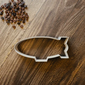 Blimp Cookie Cutter - Fondant & Biscuit Cutter -3 Sizes - Airship Instagram - Picture 1 of 3