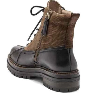 Louise et Cie Sarni Duck Damenstiefel Größe 7 Stollensohle milchschokolade schwarz UVP 199 $ - Bild 1 von 13