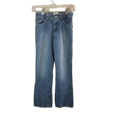 Est 1989 Place Girls Size 12 Blue  Solid BootCut Slim Jeans - Image 1 of 4