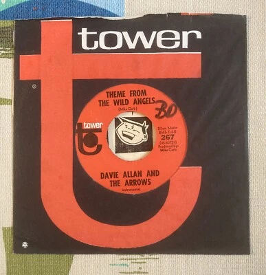 Davie Allan & The Arrows 45 Theme From The Wild Angels / U.F.O. 1966 EX Foto 1 de 4