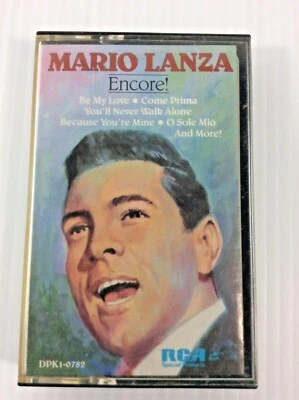 Encore! Mario Lanza Music Cassette Tape  - Image 1 of 4