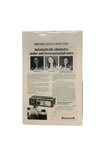 Vintage 1971 Honeywell New Electronic Flash Ad Advertisement - Picture 1 of 2
