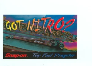 "NEW" Vintage Snap-on Tools Racing Tool Box Sticker Decal Man Cave Garage #8 - Picture 1 of 1