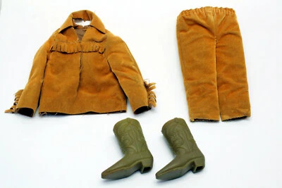 BIG JIM DAKOTA JOE SUIT 9405 VESTITO E STIVALI MATTEL 1976 USATO FR1 71671 - Immagine 1 di 4