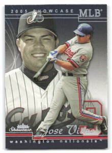 Jose Vidro 2005 Fleer Showcase BASEBALL #46 Washington Nationals