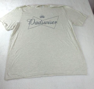 Bella Canvas Men's Heather Gray Vinyl Graphic T-Shirt Size 3XL Dadswiser - Picture 1 of 8