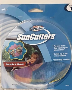 Cortadores solares Axius Auto Expressions mariposa en flor para ventana lateral de coche - Imagen 1 de 2