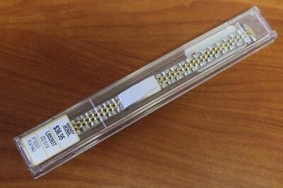 Pulsera de reloj Hadley Roma LB5393T 10-14 mm oro dos tonos acero inoxidable 006 Foto 1 de 4