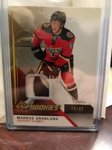 Parche Markus Granlund 78 de 99 SP usado en juegos 2014-15 genial - Imagen 1 de 3