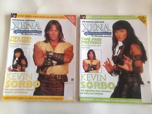 Two Xena Warrior Princess Magazines Dec 2000 rare two cover dual publication #13 - Picture 1 of 14