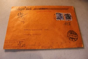 WAX SEALED - GERMANY 1918 - PFORZHEIM - MILITARISCHERSEITS KRIEGSRECHT.  - Picture 1 of 2