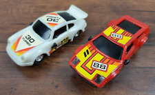 Vtg 1980's Speeder Road Racing Set Slot Car Lot Turbo