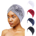 Chapeau de chimio florale femme chapeau cancer cheveux musulmans foulard turban hijab enveloppe tête