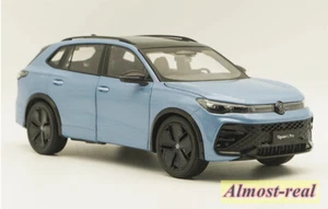 1:18 SAIC Volkswagen Pro TIGUAN L 2024 Alloy Diecast Car Model Gift Blue/Pink - Picture 1 of 24