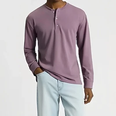 Express Premium Weight Loose Long Sleeve Henley Color plum Size XL MSRP $54 - Image 1 of 2