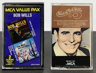 Bob Wills King Of Western Swing Texas Playboys Best Of Lot Of 2 Cassette Tapes Foto 1 de 4