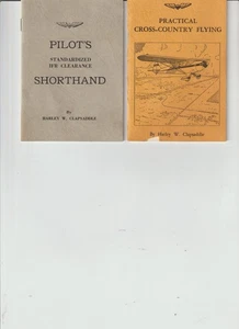 Pilot's Shorthand & Practical Cross Country Flying - 2 books- vintage - Bild 1 von 1