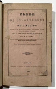 Migout - Flore du Departement de l'Allier 1866 / Widmungsexemplar botanique - Picture 1 of 2