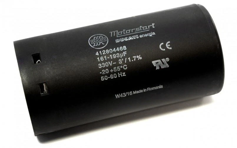 DUCATI ENERGIA 330V 161-193uF Kondensator für Kühlschrank, Ø52x105mm