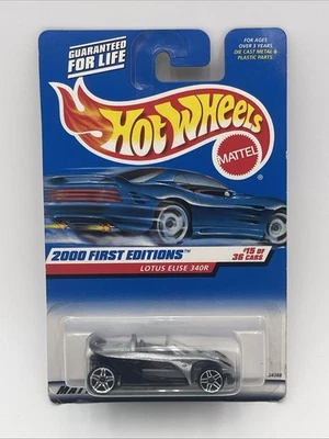 Hot Wheels 2000 First Editions #15 of 36 Cars Lotus Elise 340R 2000 #075 Silver - Image 1 of 4