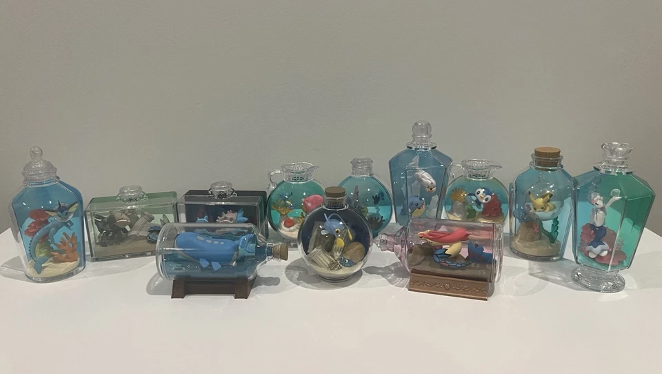 RE-MENT Pokemon Aqua Bottle Full Collection - Image 1 of 4
