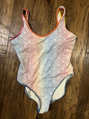 NWT Kurt Geiger Southbank Rainbow Swimsuit, sz L - Image 1 of 2