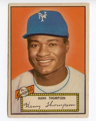 1952 Topps #3 Henry Thompson RED Back - VG - Set Break - Image 1 of 2