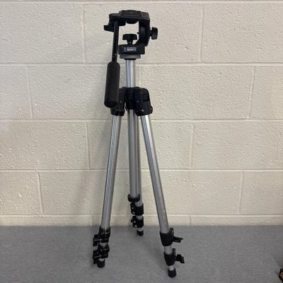 Manfrotto 3130 Professional Camera Tripod Adjustable Legs & Fluid Head Tripod - Image 1 of 4
