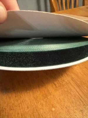 Abbaoww Ribbon Hunter Green Velvet Ribbon 25 Yards 5/8” Gift Wrapping  - Image 1 of 4