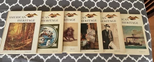 1967 American Heritage Hardcover Books Complete Lot of 6 History Books VINTAGE - Picture 1 of 3