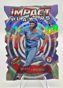 2024 Bowman's Best Wyatt Langford RC Impact Players Refractor IP-11 - Bild 1 von 2